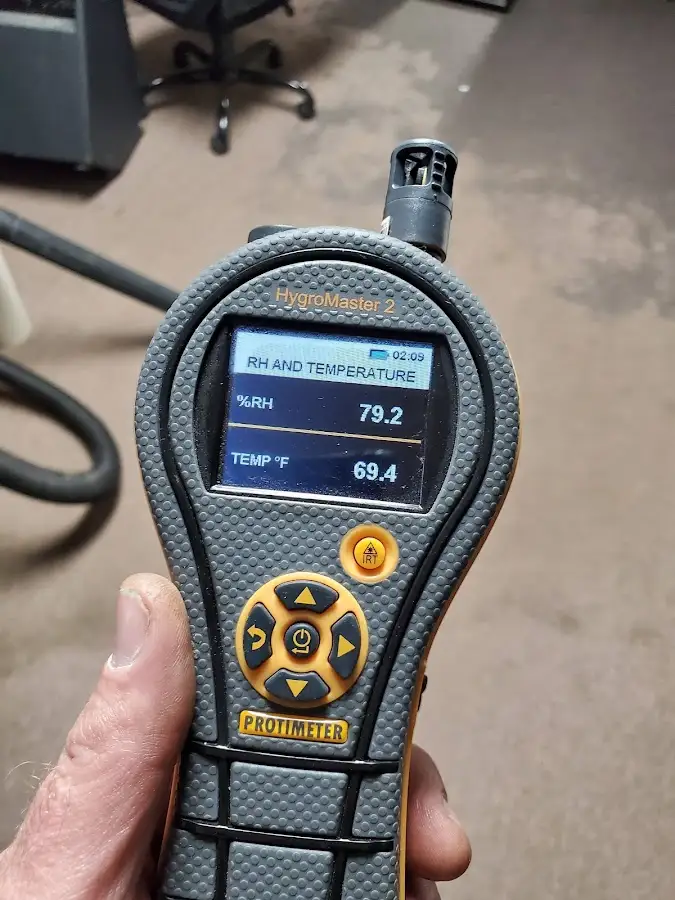 Moisture meter humidity assessment for Fire & Smoke Damage Restoration in Fellsmere